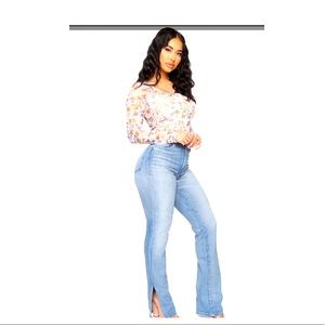 Fashionova Split jeans